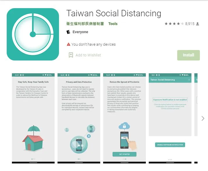 Taiwan Social Distancing