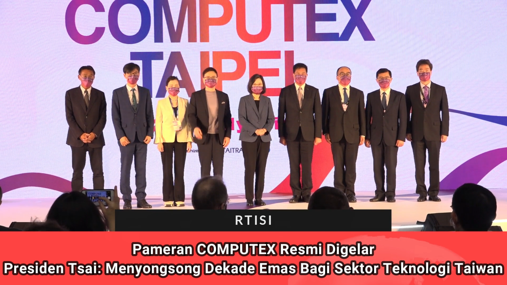 Pameran COMPUTEX Resmi Digelar, Presiden Tsai: Menyongsong Dekade Emas Bagi Sektor Teknologi Taiwan