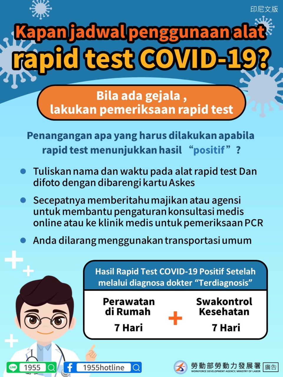 Kapan Jadwal Penggunaan Alat Rapid Test COVID-19?
