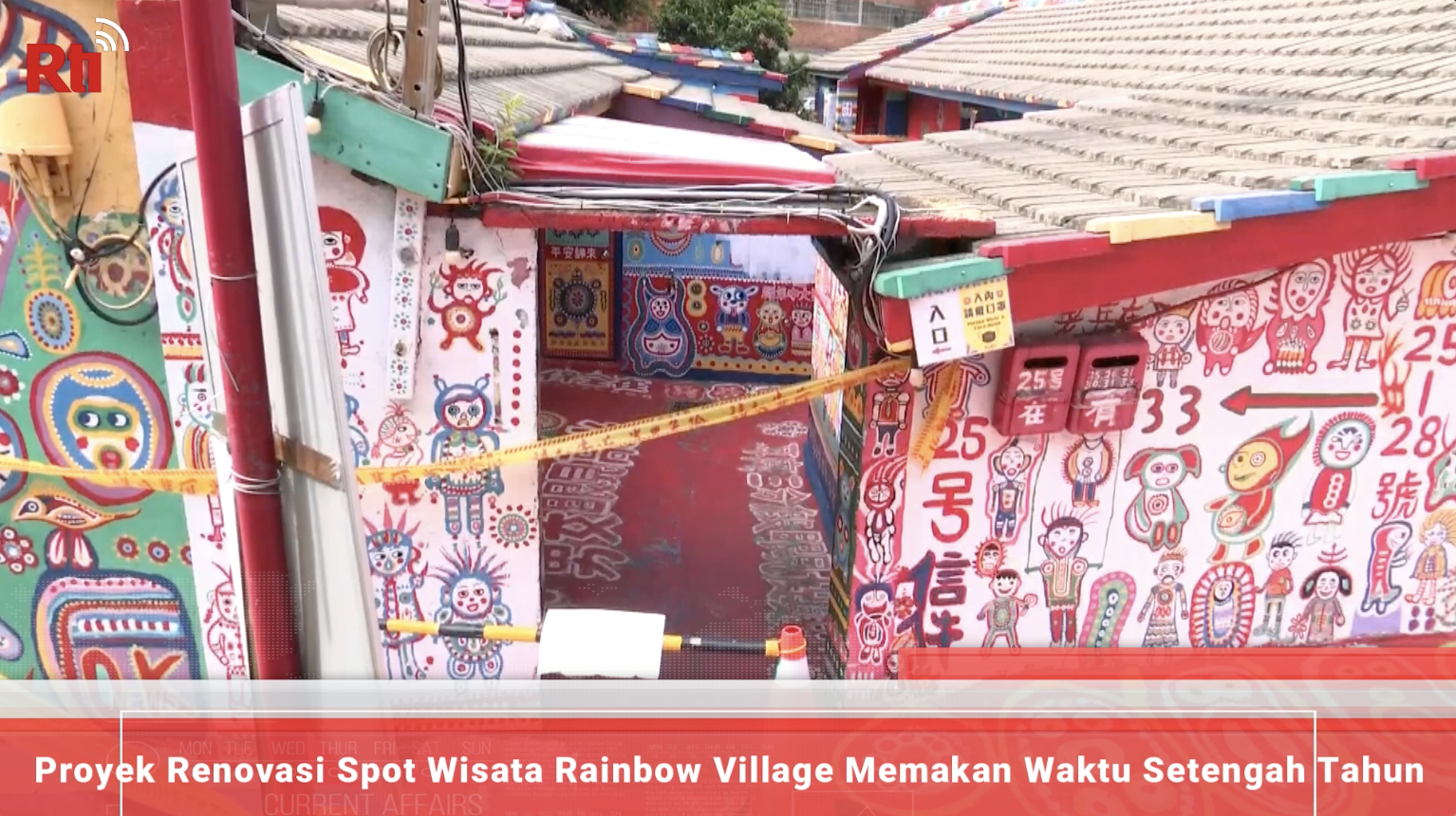 Proyek Renovasi Spot Wisata Rainbow Village Memakan Waktu Setengah Tahun