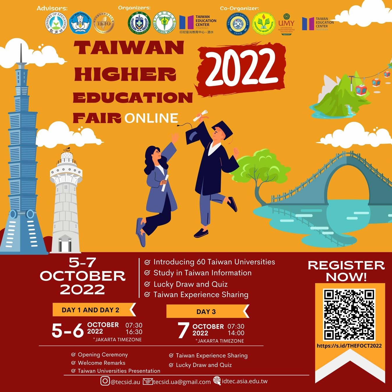 Taiwan Higher Education Fair Online 2022