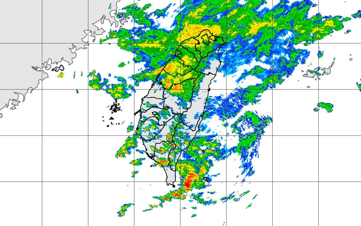 (Taiwan Hari Ini) Hujan Lebat Masih Akan Mengguyur Pada Hari Senin Pagi Ini