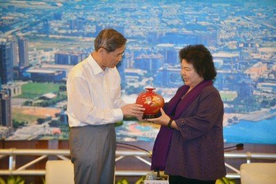 Dalam Pertemuan Zhang dan Chen  Chen Chu Berharap Saling Mendalami Dan Mendengarkan Pendapat