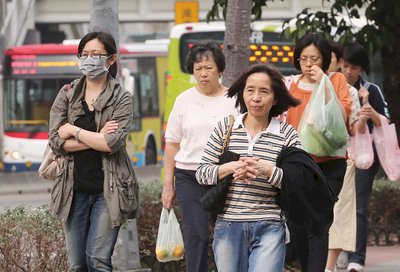Suhu Udara Turun  Hujan Menerpa Sebagian Taiwan
