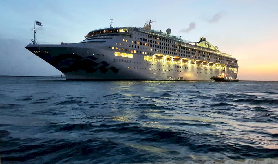 Kapal Pesiar Diamond Princess Sempat Berlabuh di Keelung