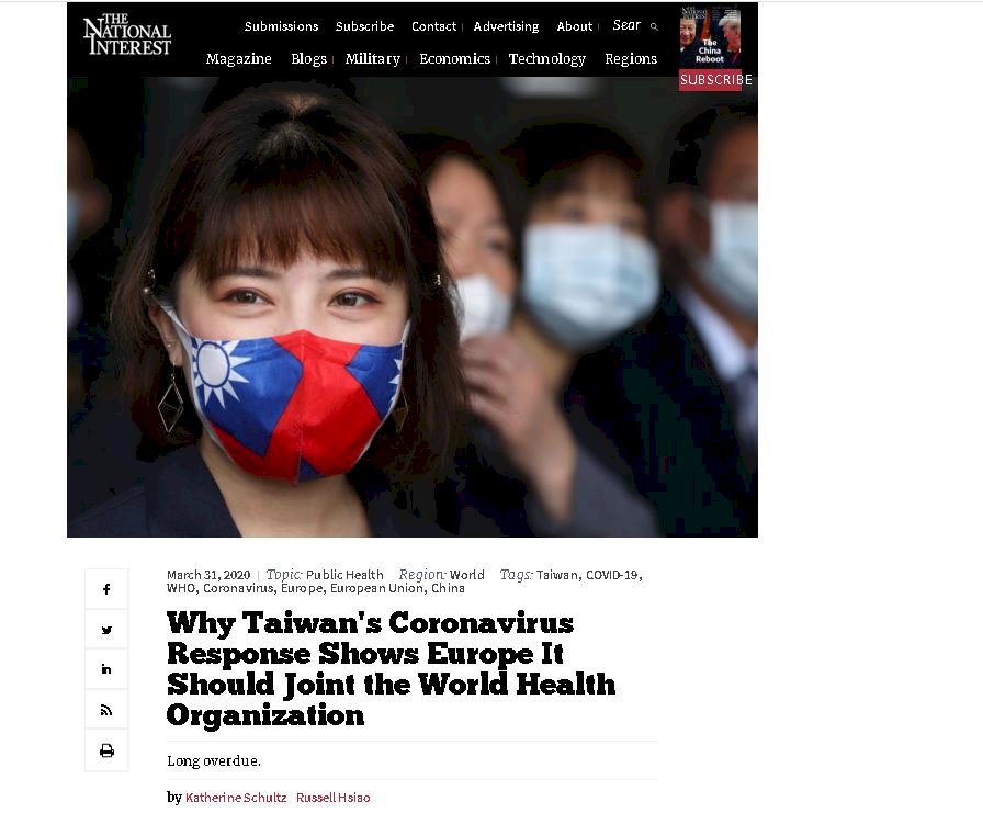 Media Asing: Kekuatan Dukungan Bagi Taiwan Masuk WHO Sangat Besar