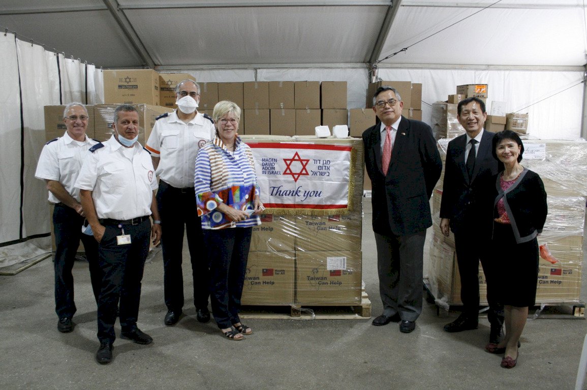 Sumbangan 100.000 Masker Medis dari Taiwan ke Israel