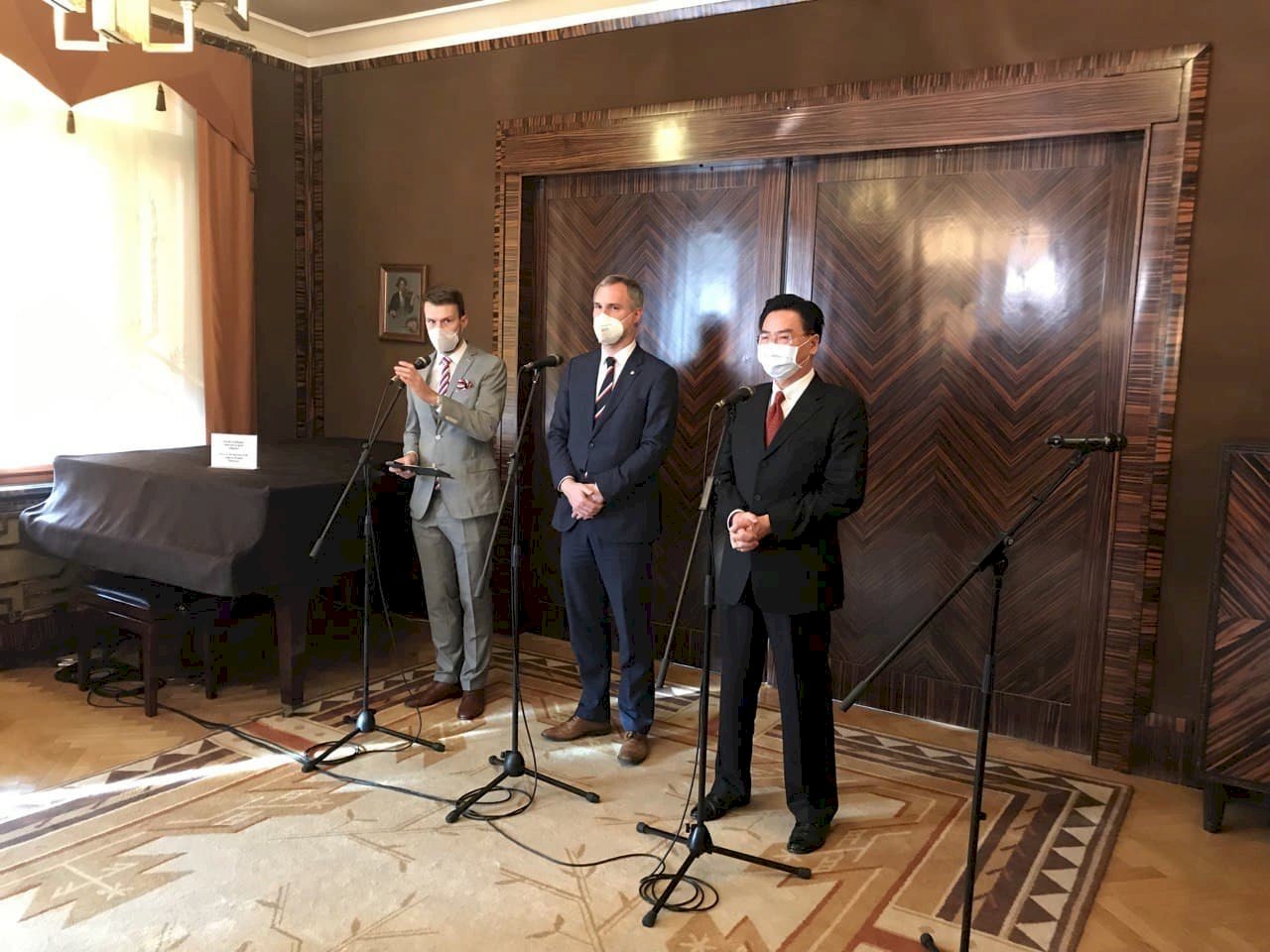 Kunjungan ke Praha, Joseph Wu: Taiwan-Ceko Hubungan Sahabat Sejati