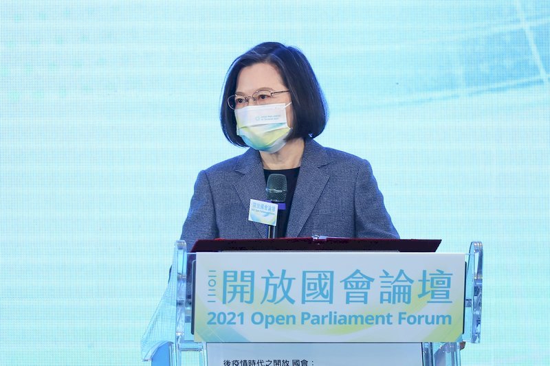 Presiden Tsai: Posisi Taiwan Sebagai Pertahanan Demokrasi Garda Terdepan Siap Bersama Berbagai Negara Bela Demokrasi