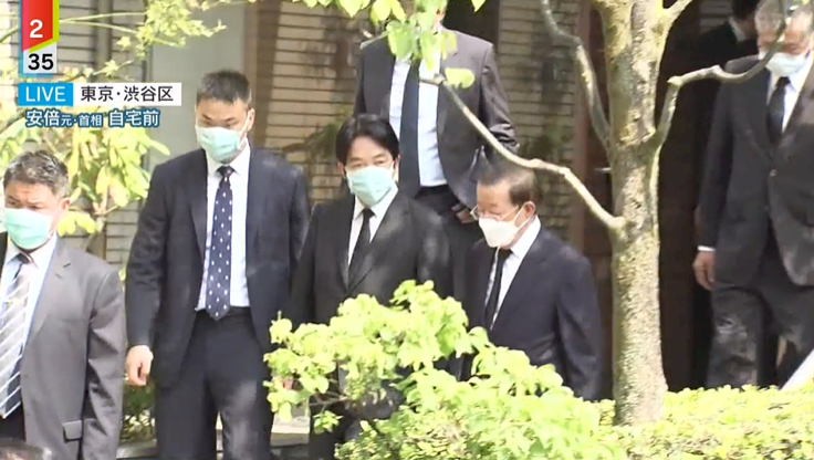 Penghormatan Terakhir Shinzo Abe, Wakil Presiden Taiwan William Lai bertolak ke Tokyo