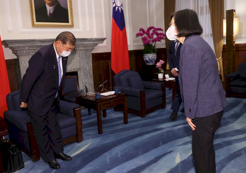 Presiden Tsai Ing-wen bertemu tim delegasi legislator lintas partai Jepang Presiden Tsai Ing-wen bertemu tim delegasi legislator lintas partai Jepang