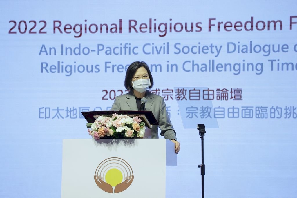 Menghormati Keberagaman, Presiden Tsai Ing-wen: Kebebasan Beragama Adalah Hak Universal