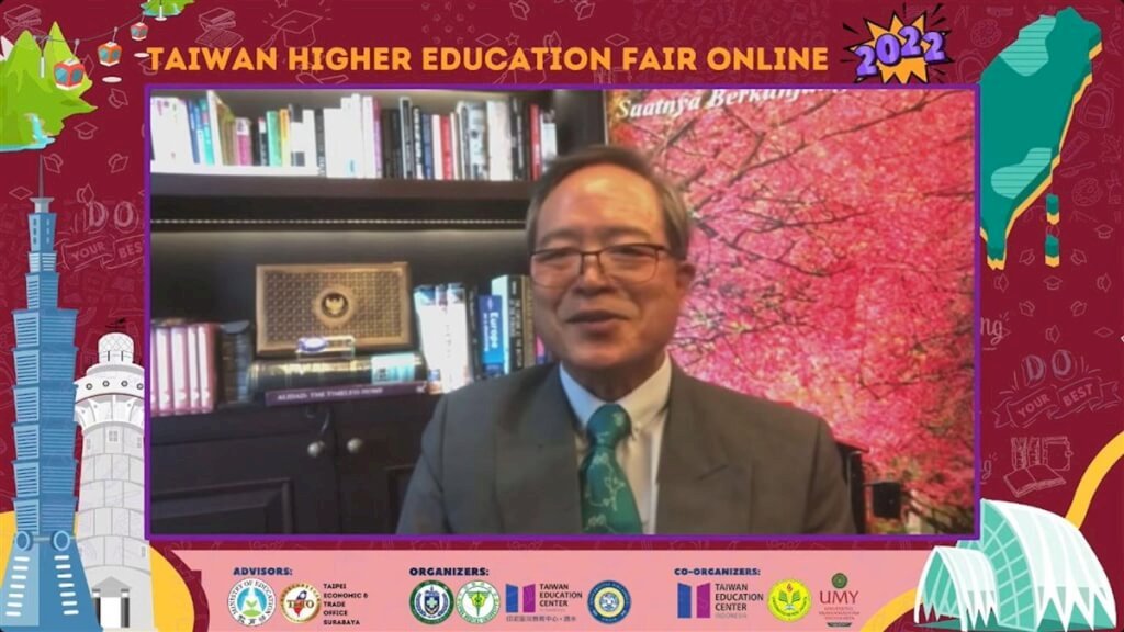 Pameran Perguruan Tinggi Taiwan berlangsung secara online, Kepala TETO John Chen Ajak Mahasiswa Indonesia melanjutkan studi di Taiwan (foto: TETO Jakarta)
