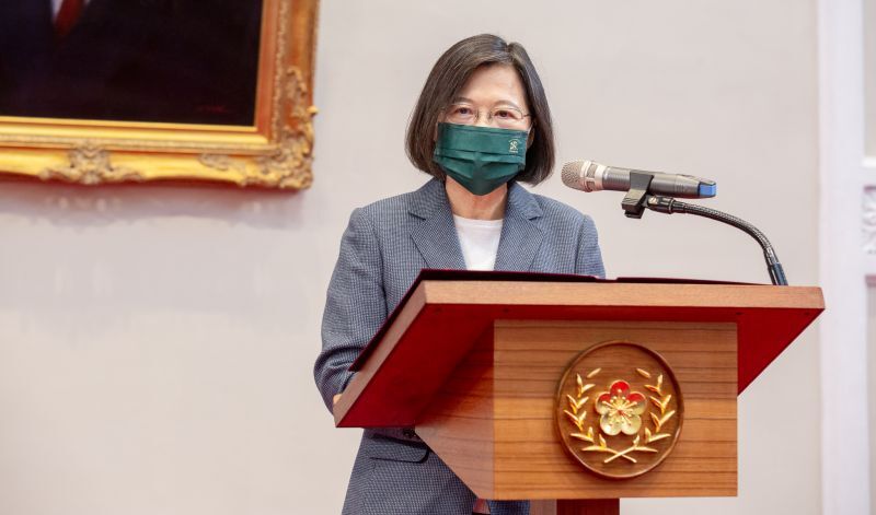 Presiden Tsai Ing-wen Memberikan Pidato di Seminar Wadah Pemikir Amerika Serikat