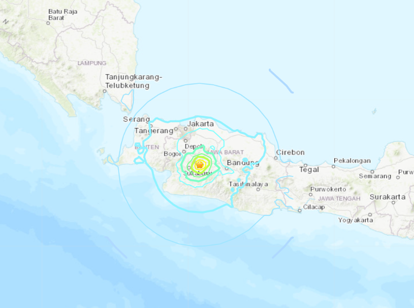 Gempa Magnitudo 5.6 Guncangkan Cianjur