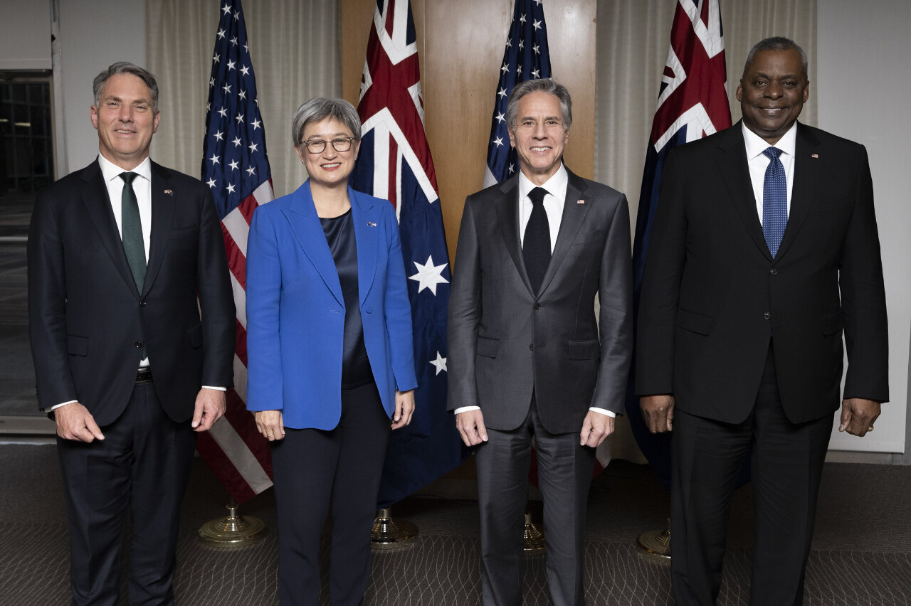 Pertemuan 2+2 AS-Australia, Menetapkan Pentingnya Perdamaian dan Stabilitas Selat Taiwan