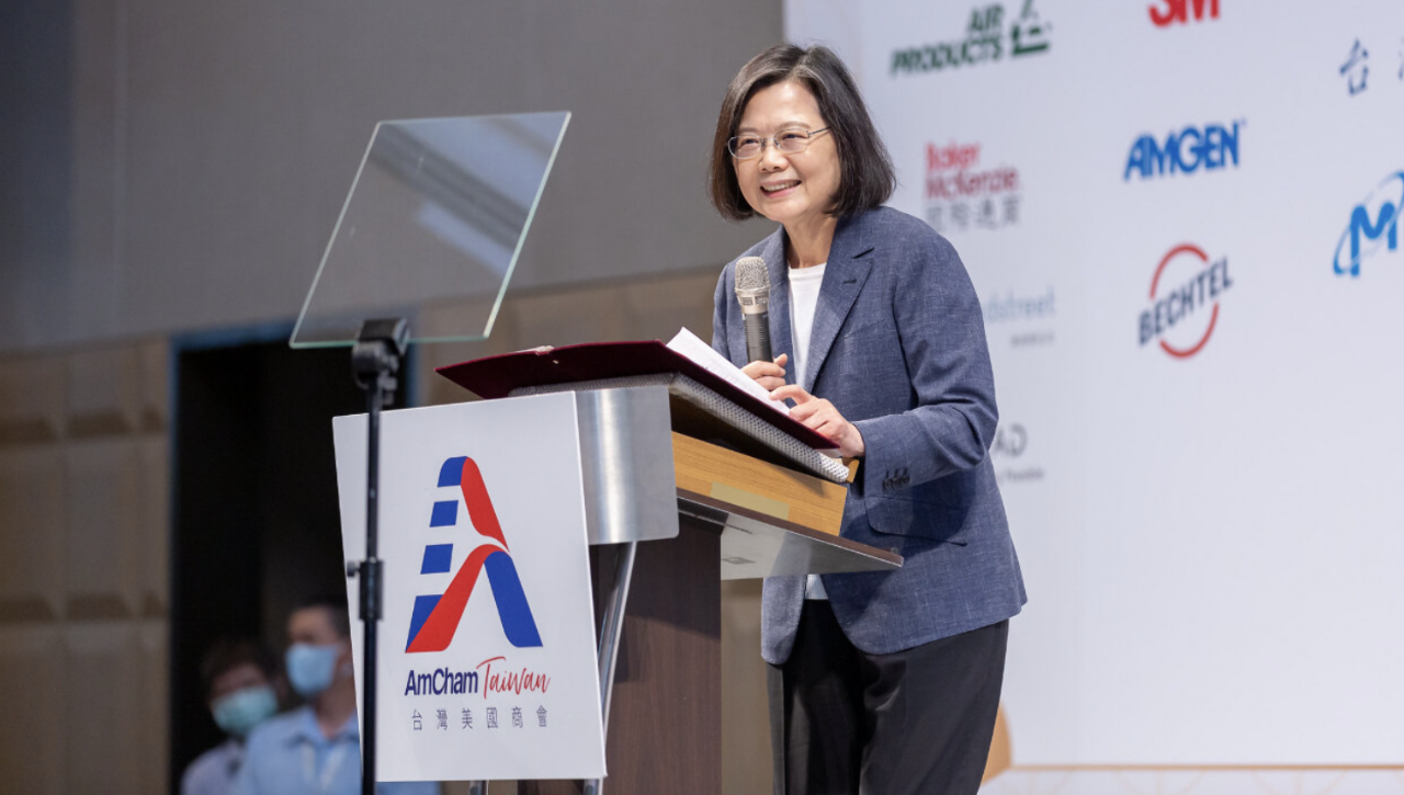 Hadiri Acara Syukuran Amcham, Presiden Tsai Ing-wen: Selanjutnya Mempelajari Pembahasan FTA Taiwan-AS