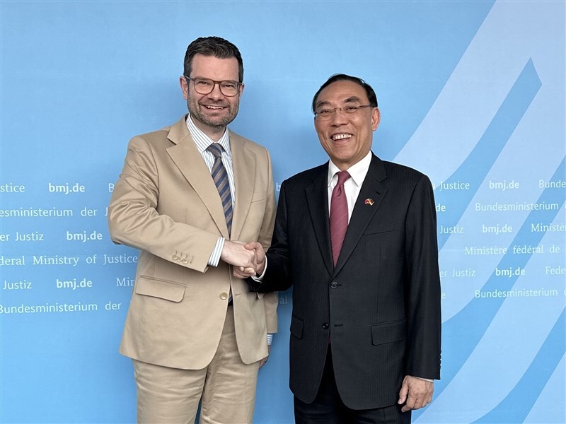 Perdana! Menteri Kehakiman Jerman Bertemu dengan Menteri Kehakiman ROC