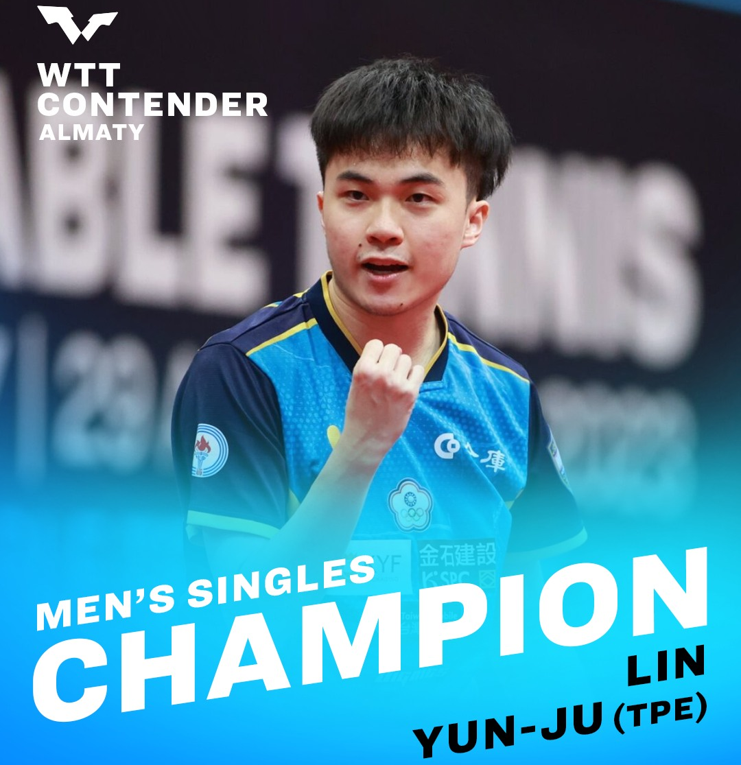 Lin Yun-ju Memenangkan World Table Tennis Seri Contender di Kazakhstan