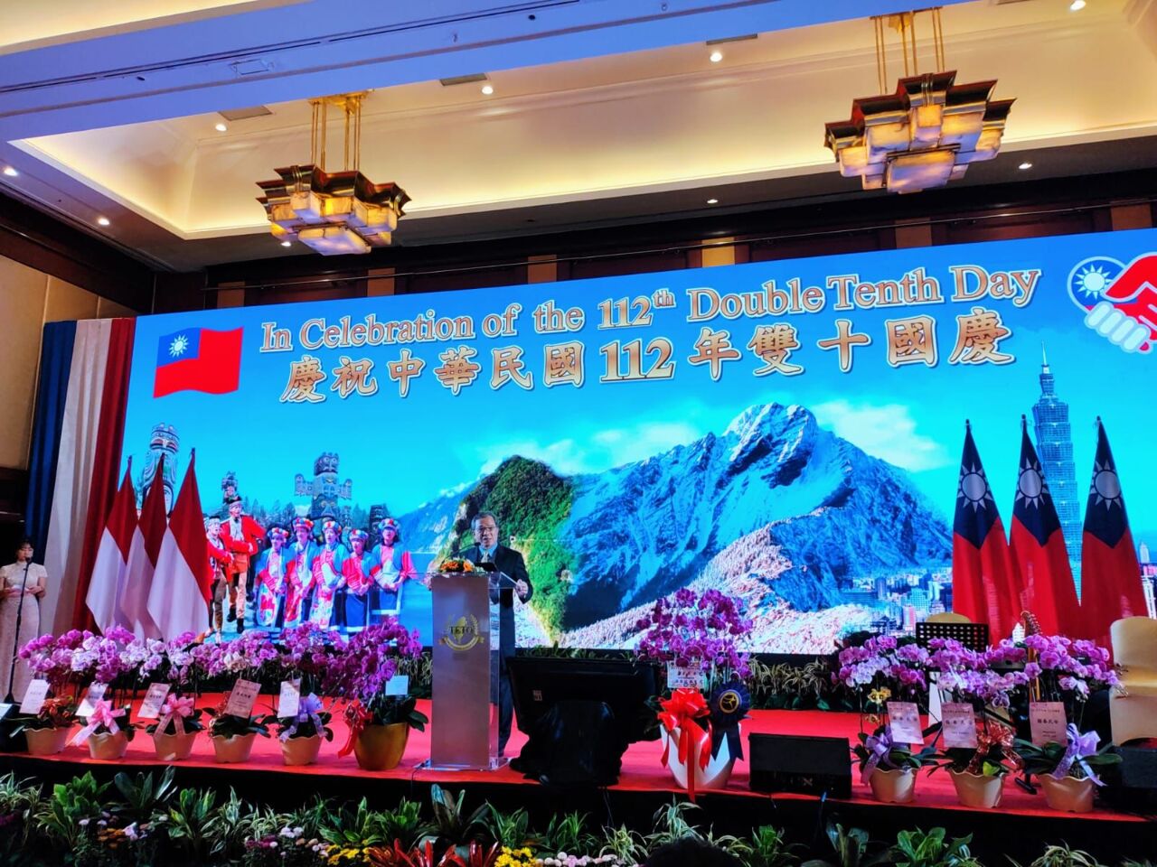 Pidato HUT ROC ke-112 dari Duta Besar Taiwan untuk Indonesia, John Chen