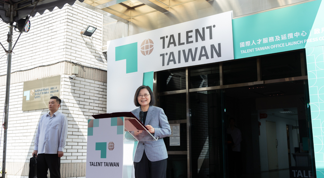 Platform Talent Taiwan Resmi Diluncurkan, Presiden Tsai: Mengundang Tenaga Profesional Asing untuk Tinggal dan Bekerja di Taiwan