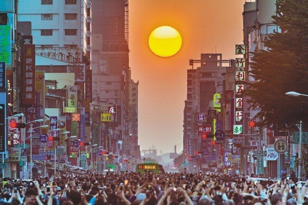 Matahari Terbenam yang Indah Seperti di New York City, Bisa Disaksikan di Taiwan!