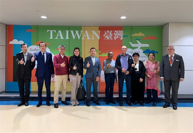 Perwakilan PBB dari Lima Sekutu Diplomatik Berkunjung ke Taiwan untuk Tampilkan Dukungan