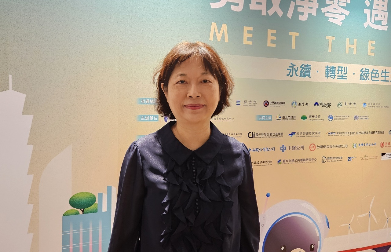 Kepala Biro Perubahan Iklim di bawah Kementerian Perlestarian Lingkungan Taiwan Tsai Lng-yi (蔡玲儀)