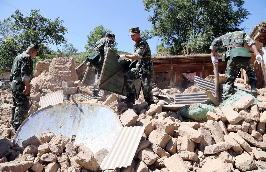 Gempa Gansu, 4.000 Bangunan Rusak Berat
