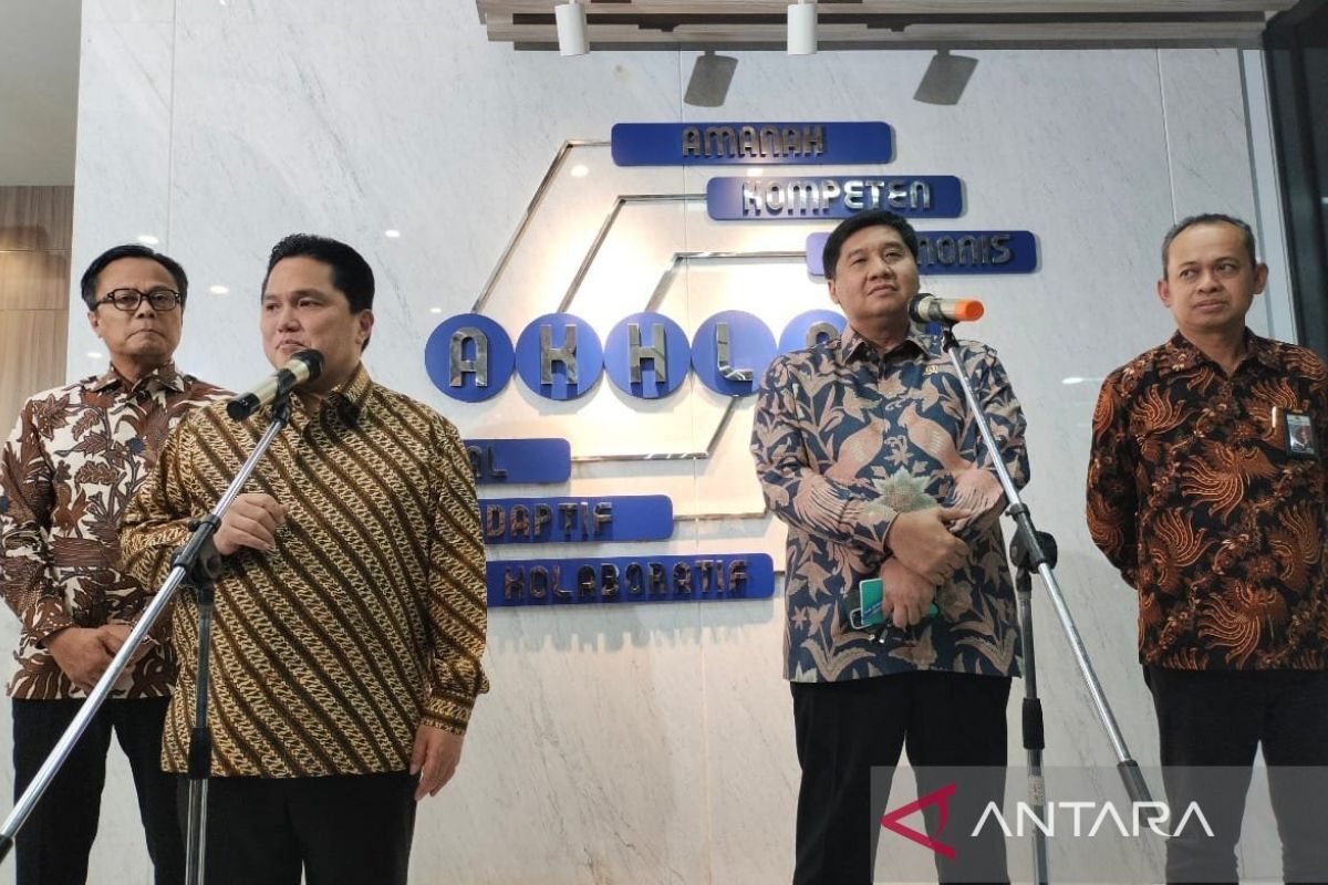 Menteri BUMN dan Menteri PKP Memetakan Aset BUMN Dukung 3 Juta Rumah