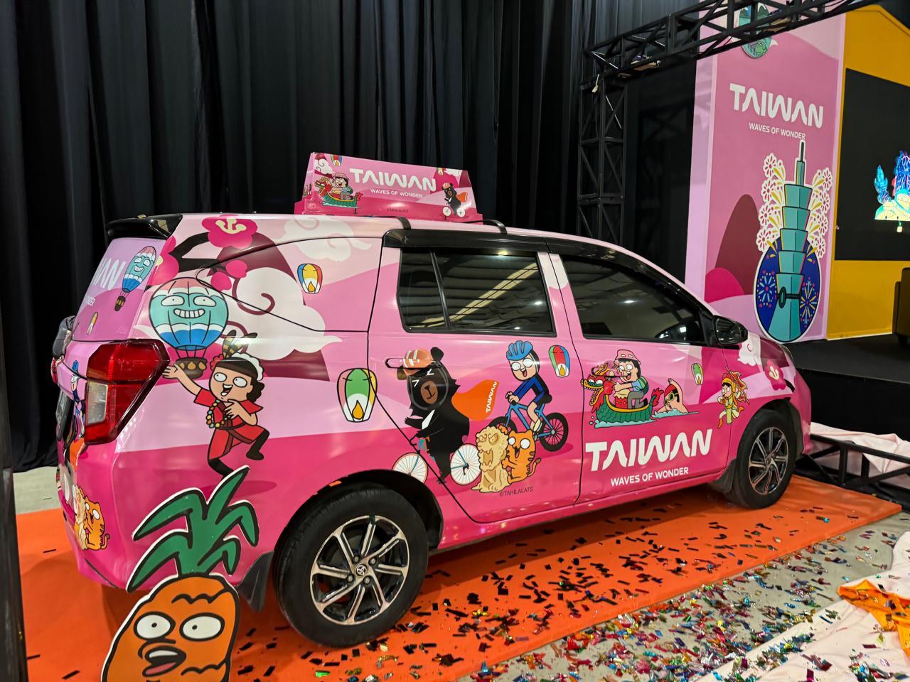 Ditjen Pariwisata Taiwan dan Tahilalats Hadirkan Pesona Taiwan di 310 Mobil & 10 Bus di Jakarta