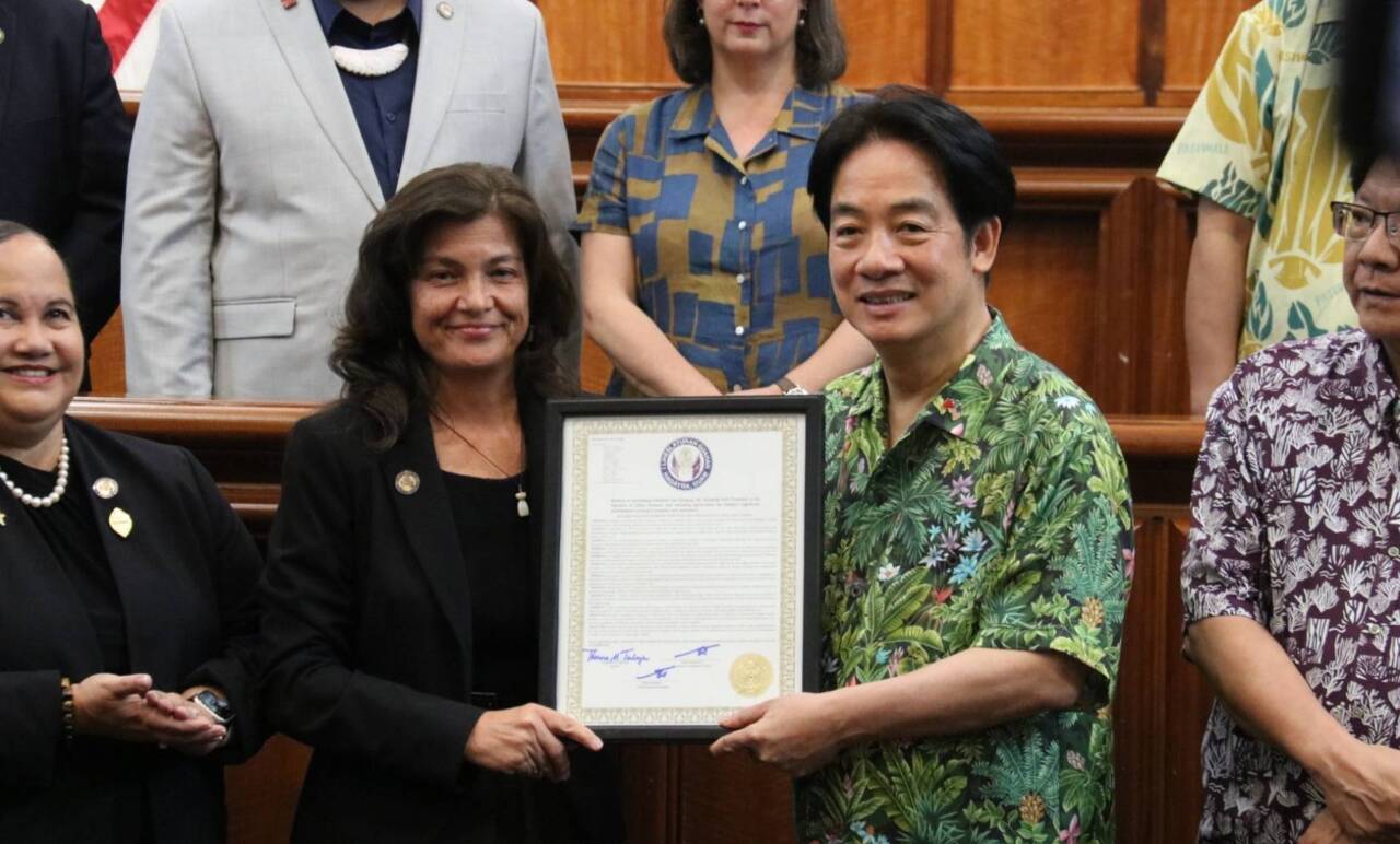 Kunjungan Presiden Lai Ching-te ke Guam, Ketua Senat Menyerahkan Resolusi Persahabatan