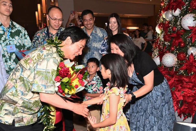 Transit di Guam, Lai Ching-te Menjadi Presiden Taiwan Pertama Yang Mengunjungi Kongres Guam
