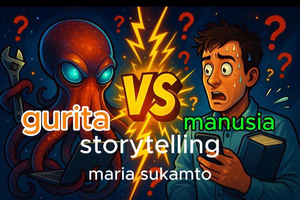 Jurnal Maria 週記Baca Buku讀書會 章魚 vs 人類Gurita vs Manusia