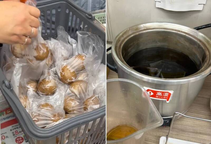 Koin NT$1 Jatuh ke dalam Panci, Wanita Ini Langsung Borong Satu Panci Telur Teh!