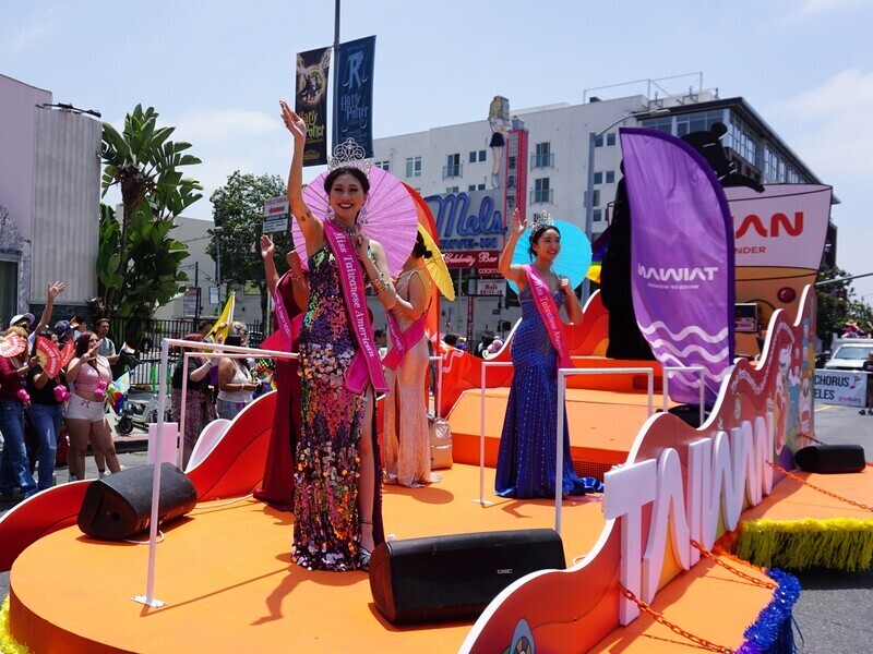 Parade LGBTQ, Miss LA Pride 2025 Puji Nymphia Wind Menjadikan Taiwan Go-Internasional